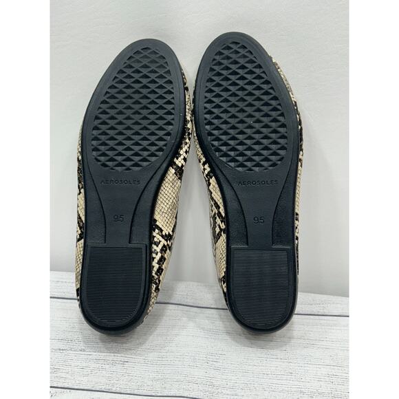 Aerosoles Womens Snake Print Slip On Brielle Loafer Flat Shoe Size 9.5 - Picture 11 of 11